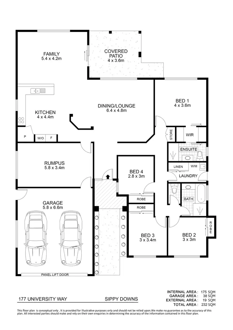 Floorplan of Homely house listing, 177 University Way, Sippy Downs QLD 4556