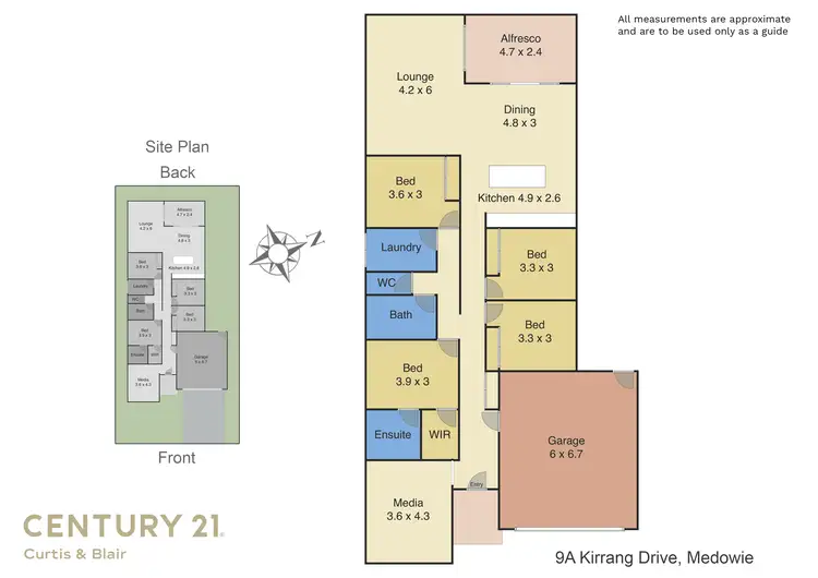 Floorplan of Homely house listing, 9a Kirrang Drive, Medowie NSW 2318