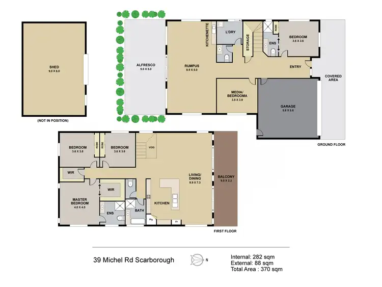 Floorplan of Homely house listing, 39 Michel Road, Scarborough QLD 4020