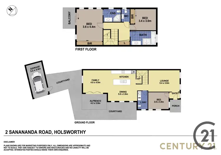 Floorplan of Homely house listing, 2 Sanananda Road, Holsworthy NSW 2173