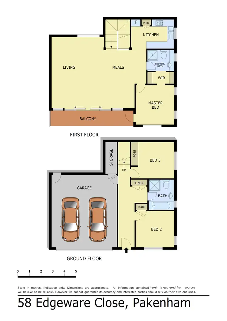 Floorplan of Homely house listing, 58 Edgeware Close, Pakenham VIC 3810