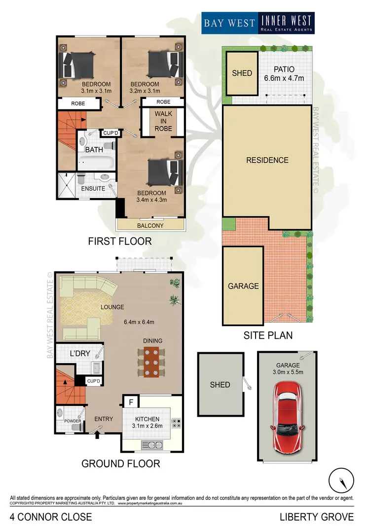 Floorplan of Homely townhouse listing, 4 Conner Close, Liberty Grove NSW 2138
