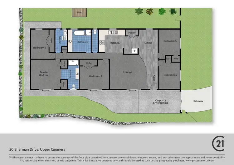 Floorplan of Homely house listing, 20 Sherman Drive, Upper Coomera QLD 4209
