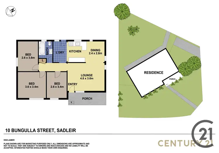 Floorplan of Homely house listing, 10 Bungulla Street, Sadleir NSW 2168