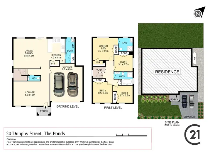 Floorplan of Homely house listing, 20 Dunphy Street, The Ponds NSW 2769