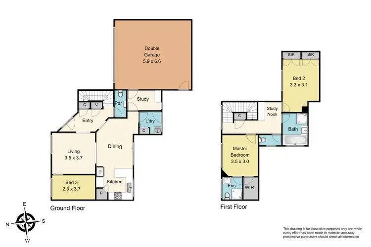 Floorplan of Homely townhouse listing, 462A Haughton Road, Clayton South VIC 3169