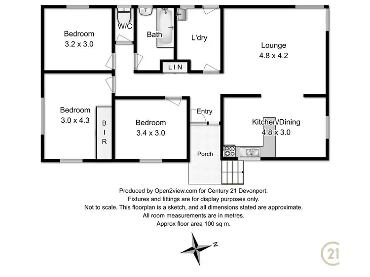 Floorplan of Homely house listing, 44 Canning Drive, East Devonport TAS 7310
