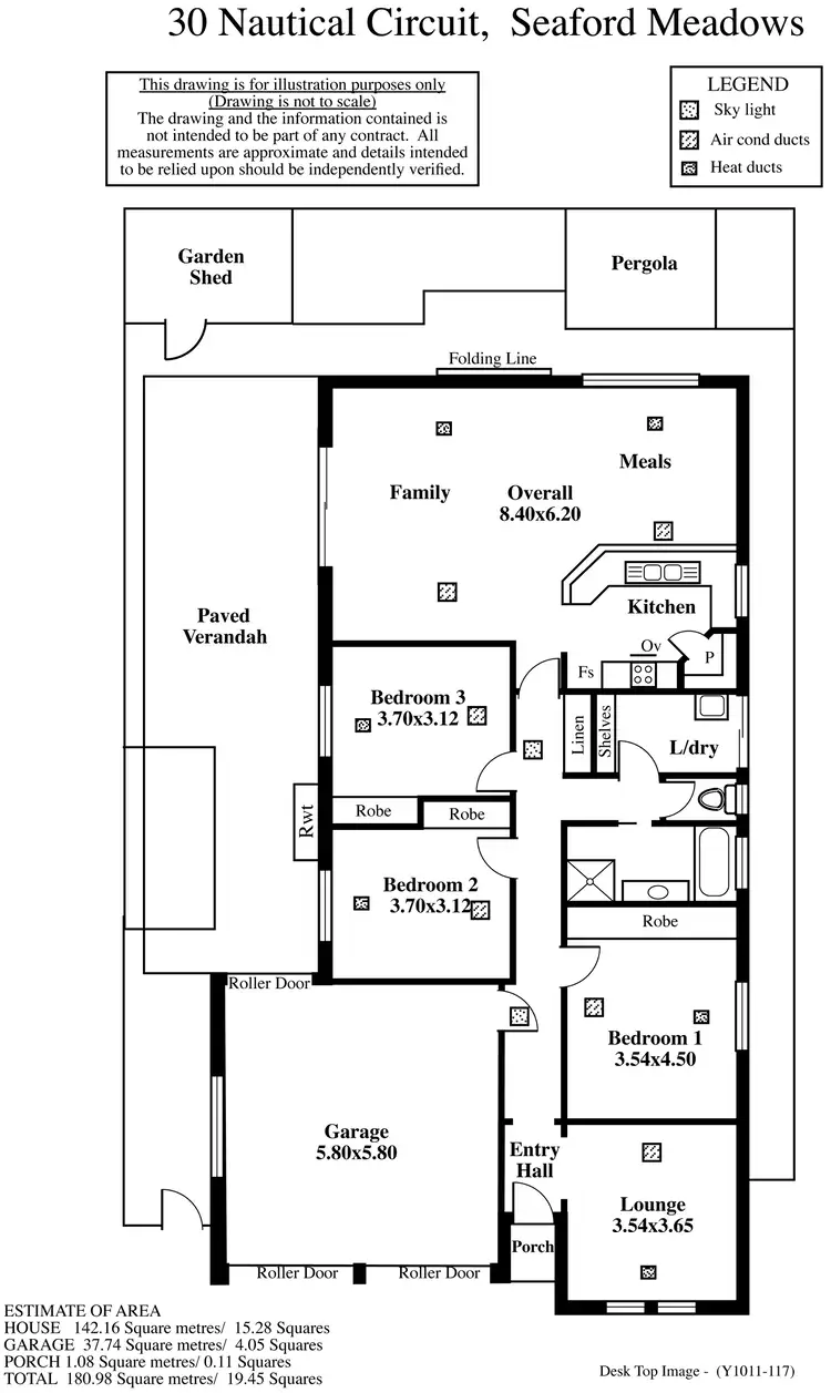 Floorplan of Homely house listing, 30 Nautical Circuit, Seaford Meadows SA 5169