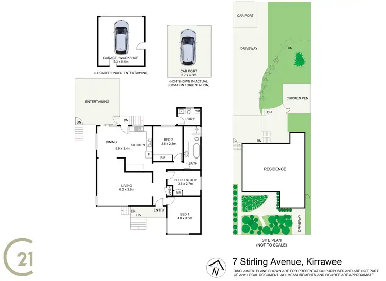 Floorplan of Homely house listing, 7 Stirling Avenue, Kirrawee NSW 2232