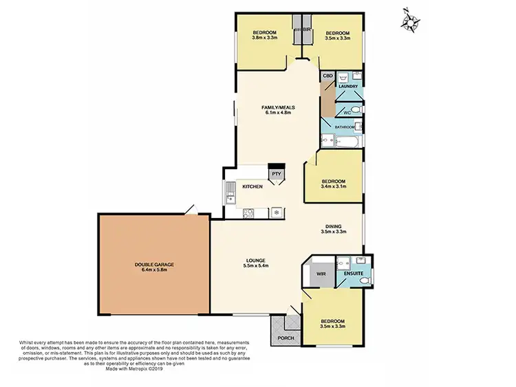 Floorplan of Homely house listing, 61a Bourke Road, Clarinda VIC 3169
