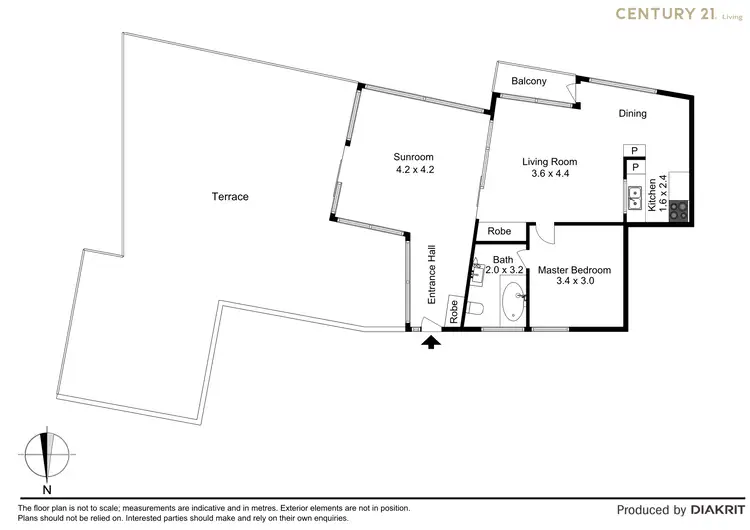 Floorplan of Homely apartment listing, 35/2 Clifford Street, Mosman NSW 2088