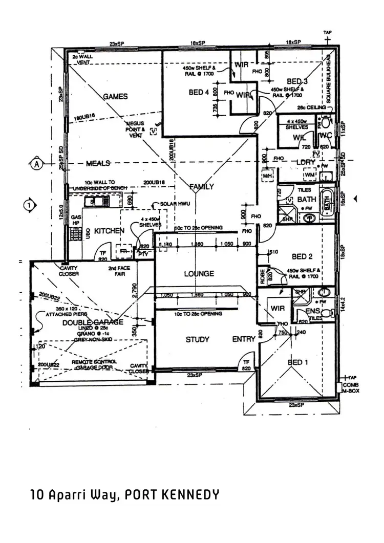 Floorplan of Homely house listing, 10 Aparri Way, Port Kennedy WA 6172