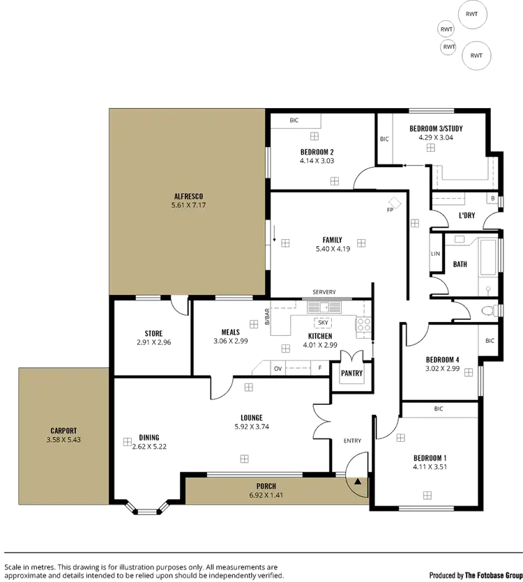 Floorplan of Homely house listing, 26 Moore Crescent, St Agnes SA 5097