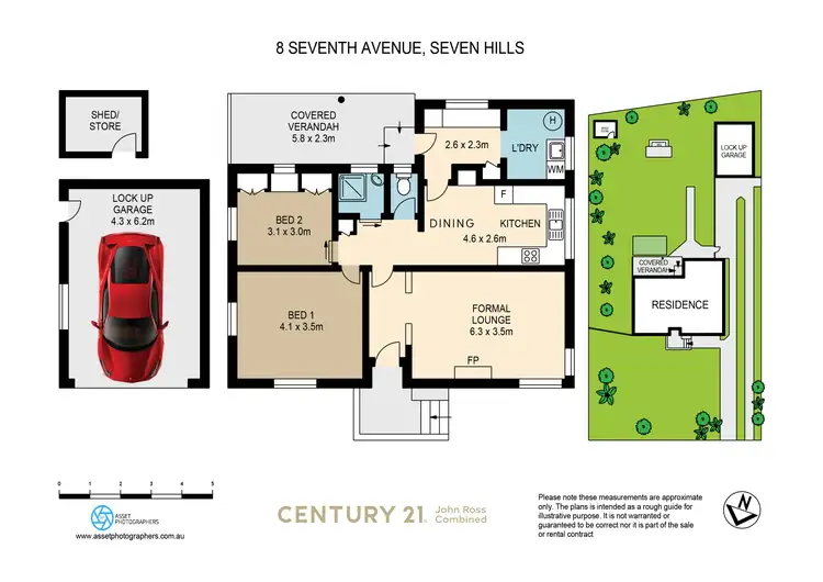 Floorplan of Homely house listing, 8 Seventh Avenue, Seven Hills NSW 2147