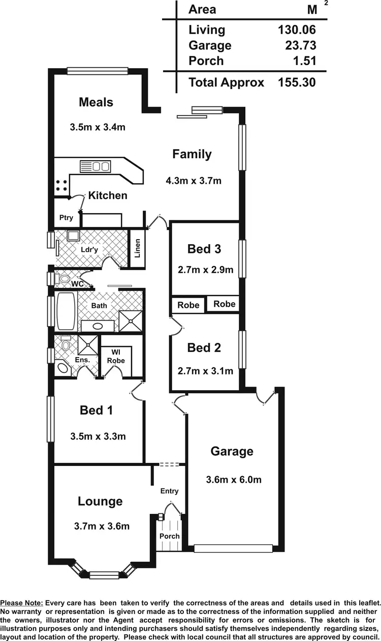 Floorplan of Homely house listing, 85A Dorene Street, St Marys SA 5042