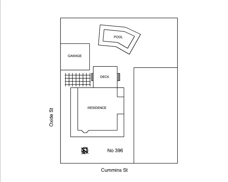 Floorplan of Homely house listing, 396 Cummins Street, Broken Hill NSW 2880