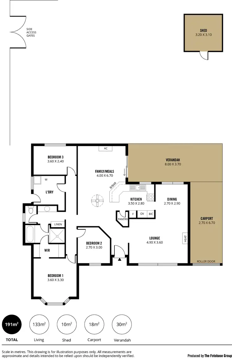 Floorplan of Homely house listing, 52 Sir James Hardy Way, Woodcroft SA 5162