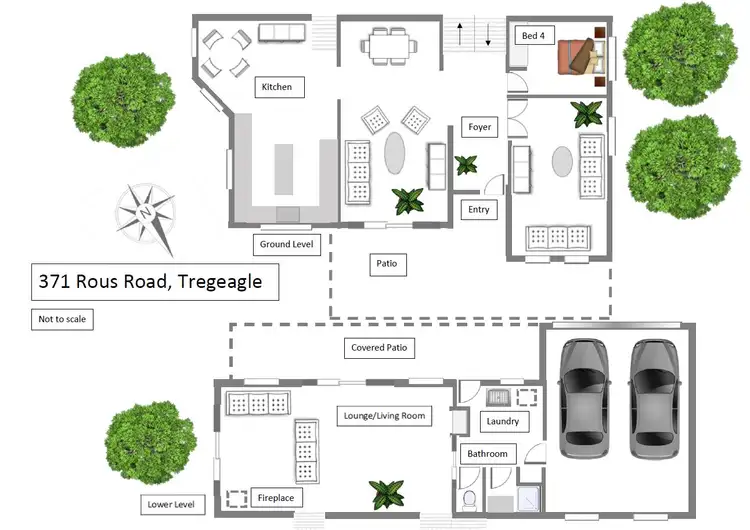 Floorplan of Homely rural property listing, 371 Rous Road, Tregeagle NSW 2480