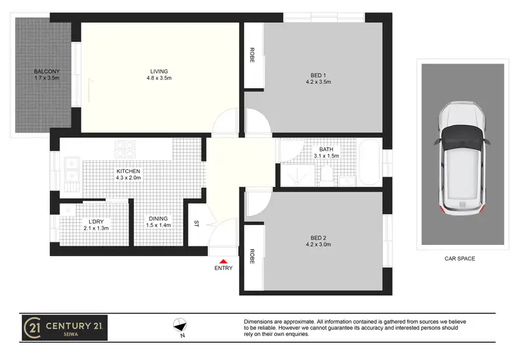 Floorplan of Homely apartment listing, 10/516 Mowbray Road, Lane Cove NSW 2066