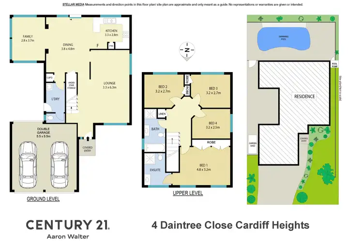 Floorplan of Homely house listing, 4 Daintree Close, Cardiff Heights NSW 2285