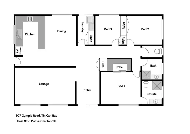 Floorplan of Homely house listing, 207 Gympie Road, Tin Can Bay QLD 4580