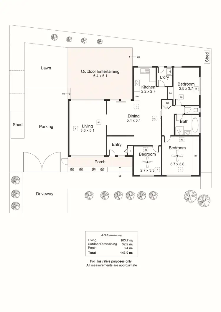 Floorplan of Homely house listing, 4 Nash Crescent, Morphett Vale SA 5162