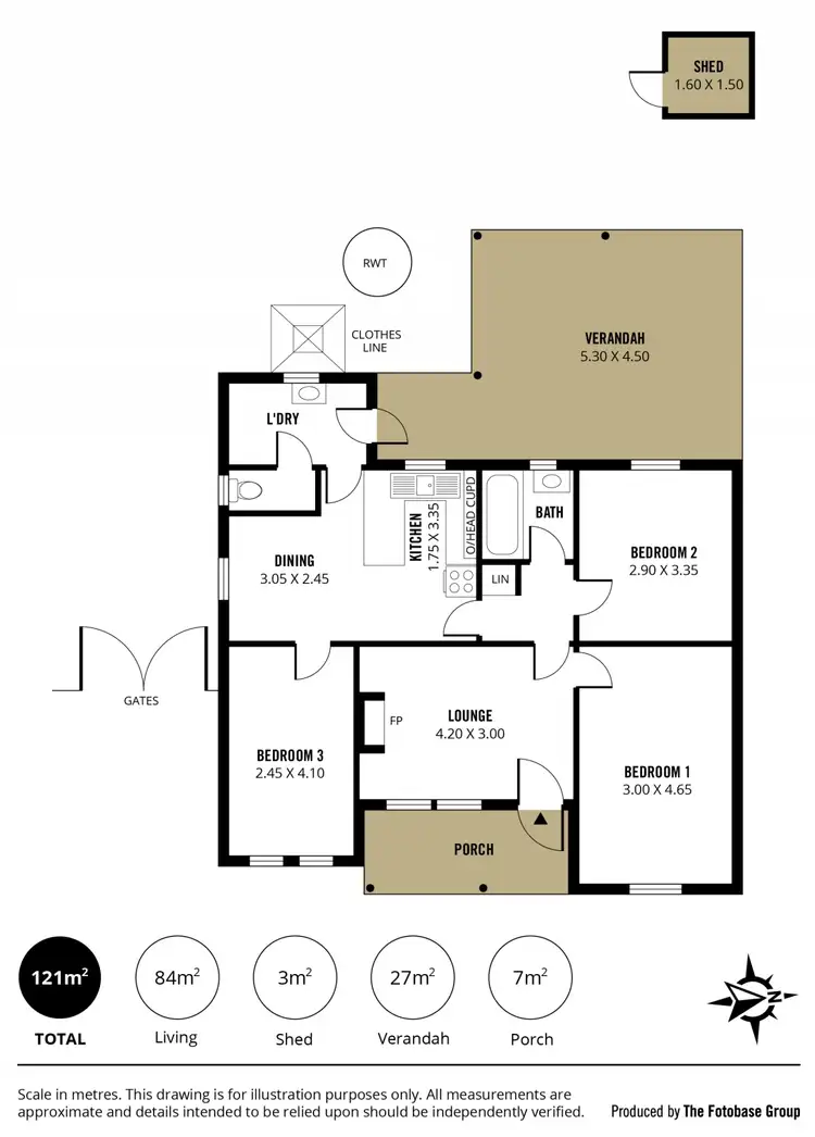 Floorplan of Homely house listing, 3 Old Sarum Road, Elizabeth North SA 5113