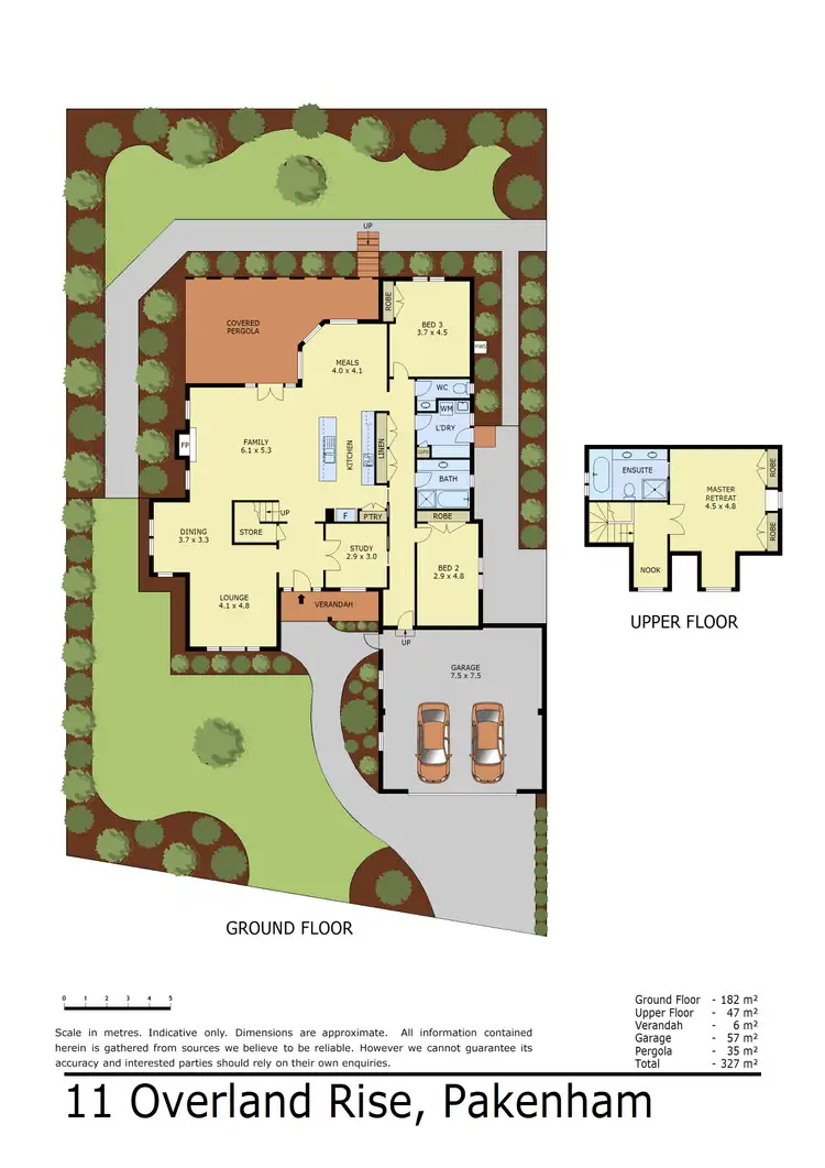 Floorplan of Homely house listing, 11 Overland Rise, Pakenham VIC 3810