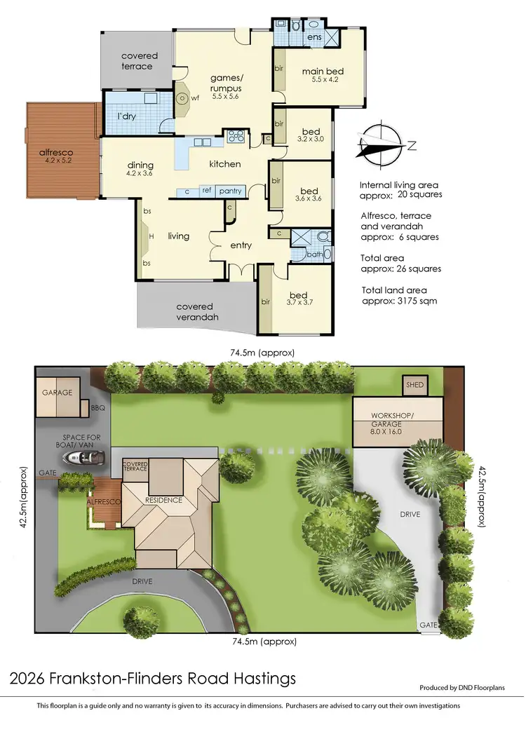 Floorplan of Homely house listing, 2026 Frankston-Flinders Road, Hastings VIC 3915