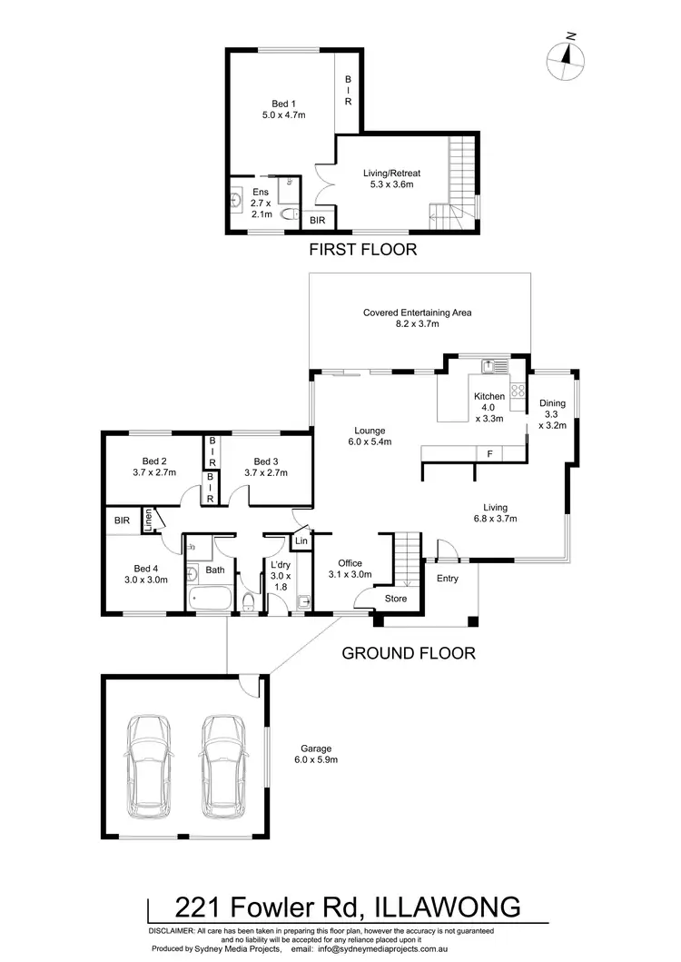 Floorplan of Homely house listing, 221 Fowler Road, Illawong NSW 2234