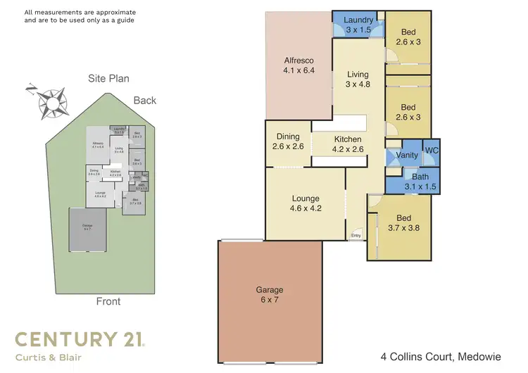 Floorplan of Homely house listing, 4 Collins Court, Medowie NSW 2318