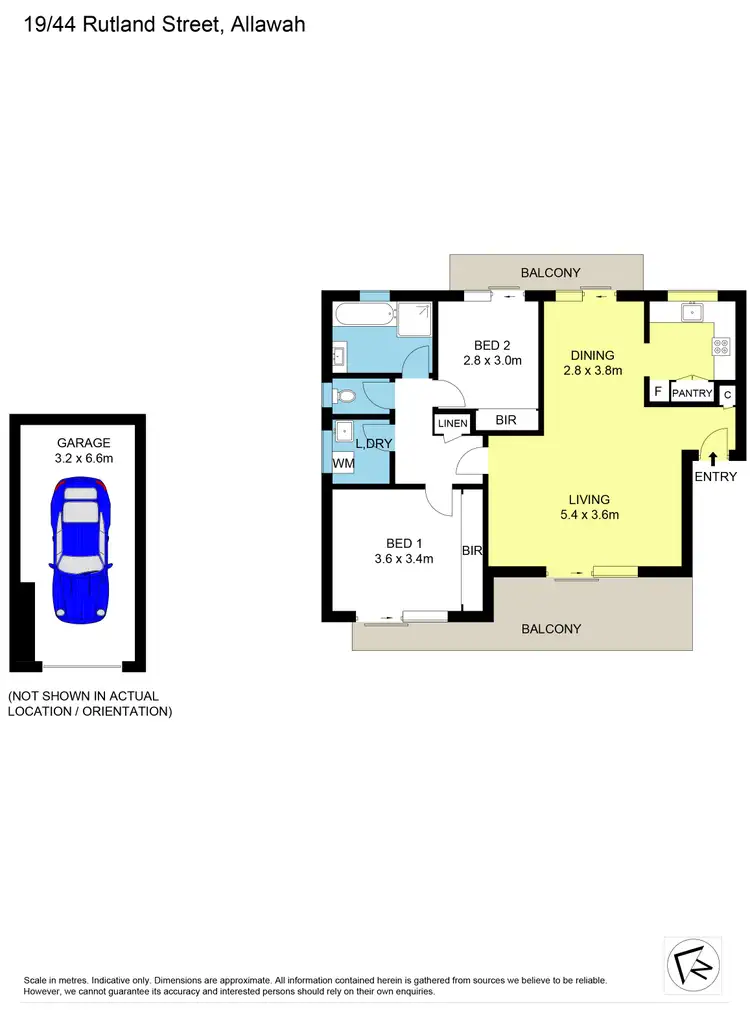 Floorplan of Homely unit listing, 19/44-48 Rutland Street, Allawah NSW 2218