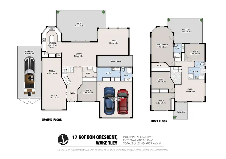 Floorplan of Homely house listing, 17 Gordon Crescent, Wakerley QLD 4154
