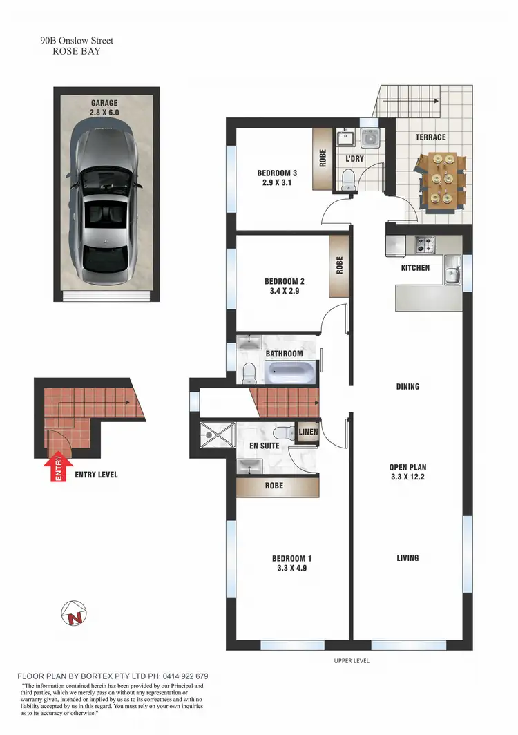 Floorplan of Homely apartment listing, 90B Onslow Street, Rose Bay NSW 2029