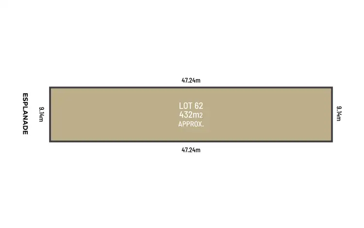 Floorplan of Homely land listing, Lot 62 (152) Esplanade, Aldinga Beach SA 5173