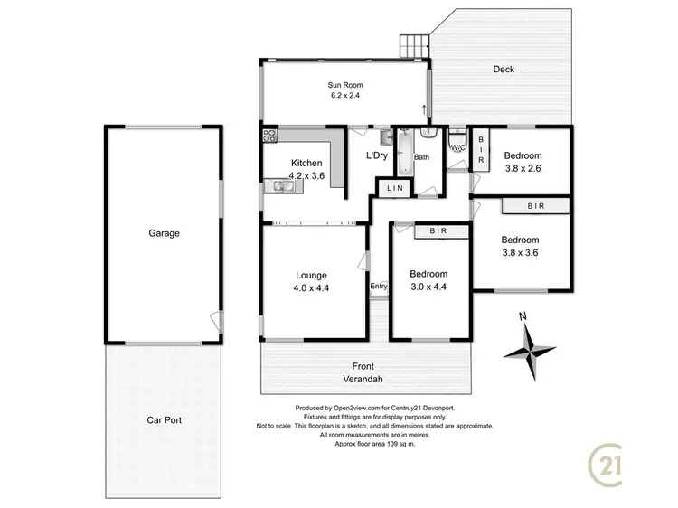 Floorplan of Homely house listing, 50 Morris Avenue, Devonport TAS 7310