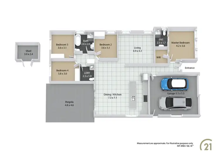 Floorplan of Homely house listing, 579 Smithfield Road, Greenfield Park NSW 2176