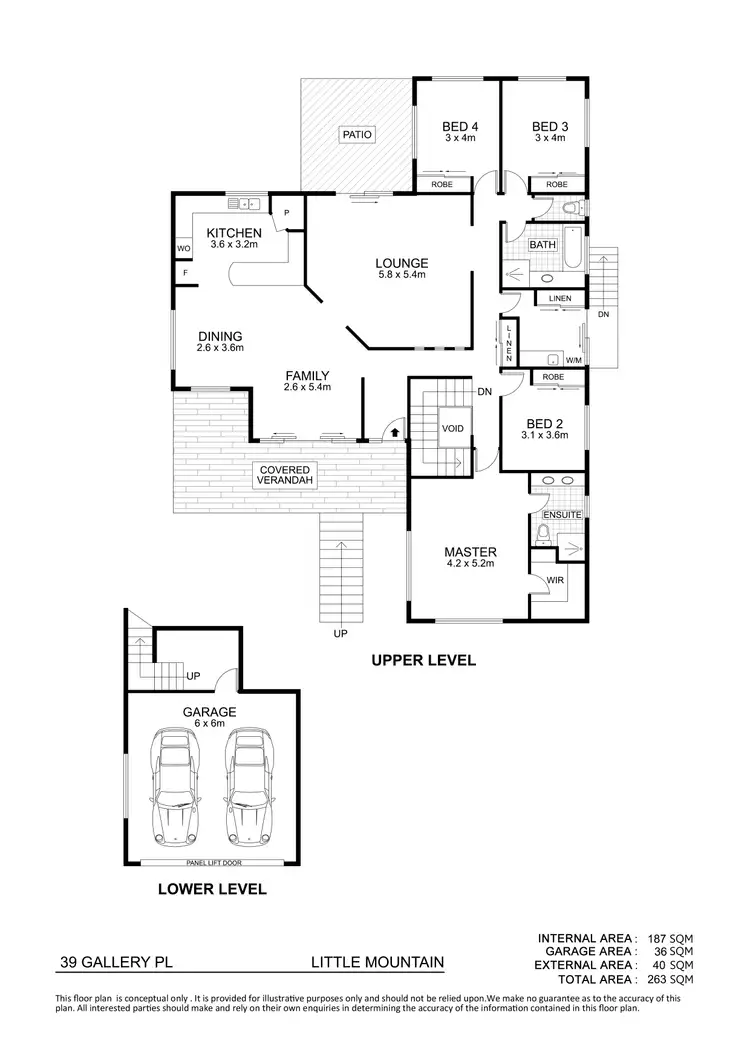 Floorplan of Homely house listing, 39 Gallery Place, Little Mountain QLD 4551
