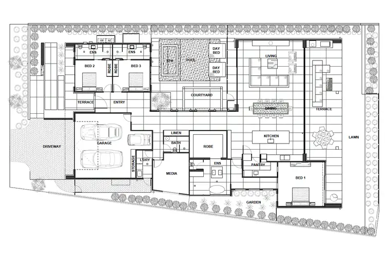 Floorplan of Homely house listing, 7 Springs Crescent, Noosa Heads QLD 4567
