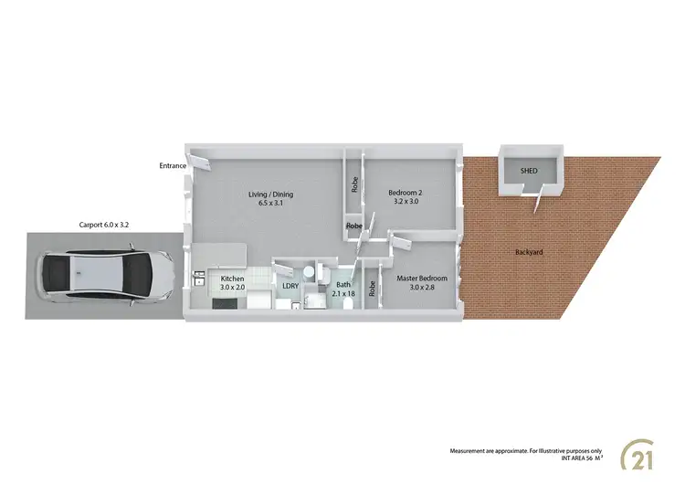 Floorplan of Homely house listing, 9/85 Railway Parade, Yennora NSW 2161