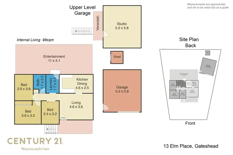 Floorplan of Homely house listing, 13 Elm Place, Gateshead NSW 2290