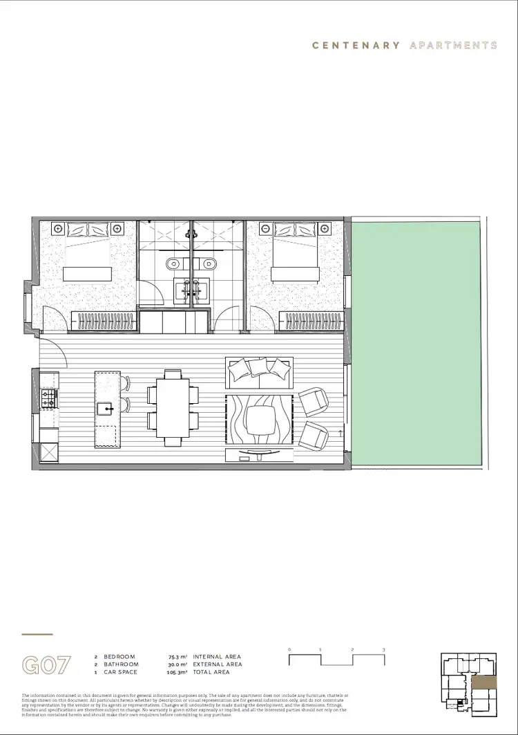 Floorplan of Homely apartment listing, G07/817-819 Centre Road, Bentleigh East VIC 3165