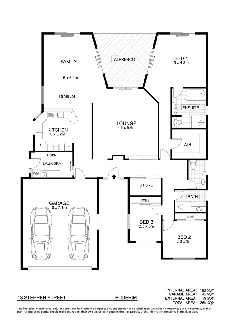 Floorplan of Homely house listing, 13 Stephen Street, Buderim QLD 4556