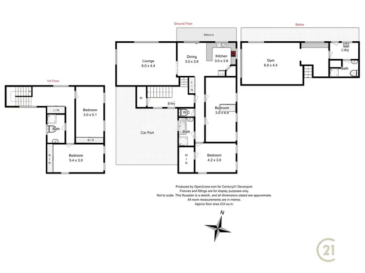 Floorplan of Homely house listing, 75 Bel-Air Crescent, East Devonport TAS 7310