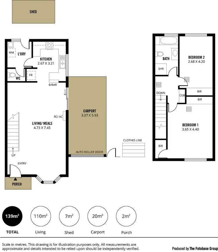 Floorplan of Homely townhouse listing, 4/30 Fifth Avenue, Ascot Park SA 5043