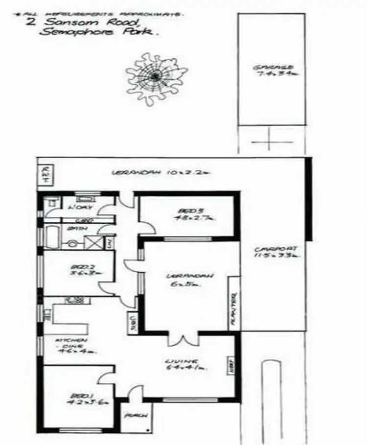 Floorplan of Homely house listing, 2 Sansom Road, Semaphore Park SA 5019