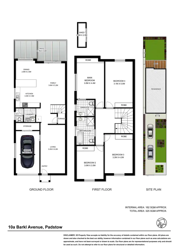 Floorplan of Homely semi-detached listing, 10A Barkl Avenue, Padstow NSW 2211