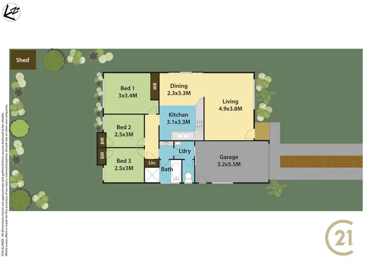 Floorplan of Homely house listing, 4 Parrella Grove, Glendenning NSW 2761