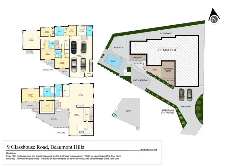 Floorplan of Homely house listing, 9 Glasshouse Road, Beaumont Hills NSW 2155