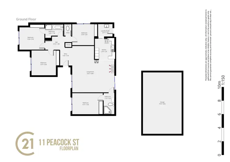Floorplan of Homely house listing, 11 Peacock Street, Eglinton NSW 2795